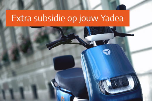 Profiteer van extra subsidie op jouw nieuwe Yadea